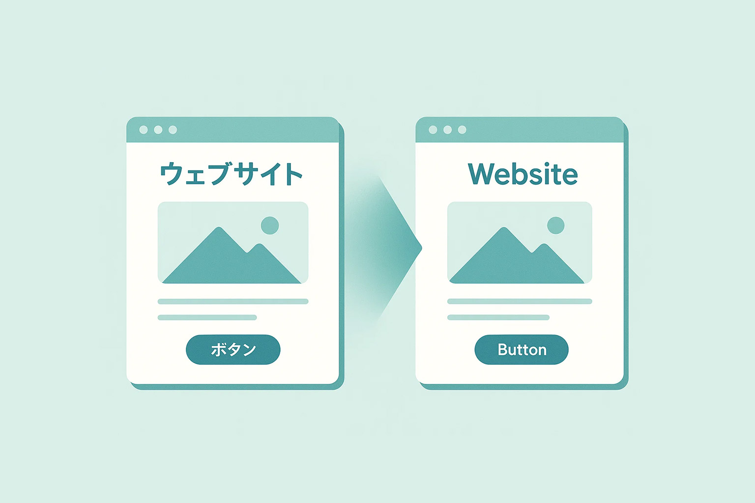 英語サイト制作のイメージ