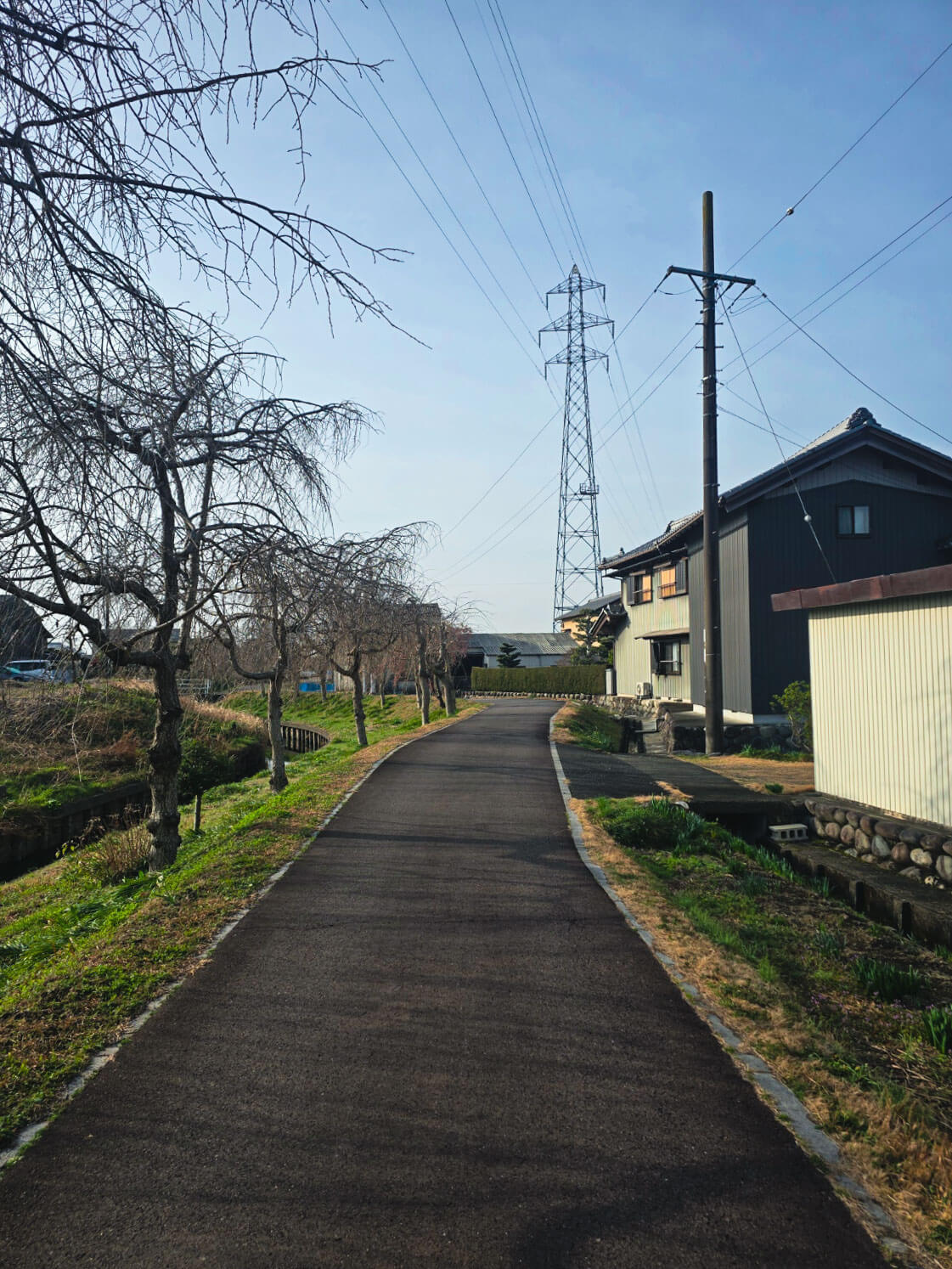 瑞穂市内の私の散歩コースの一例。